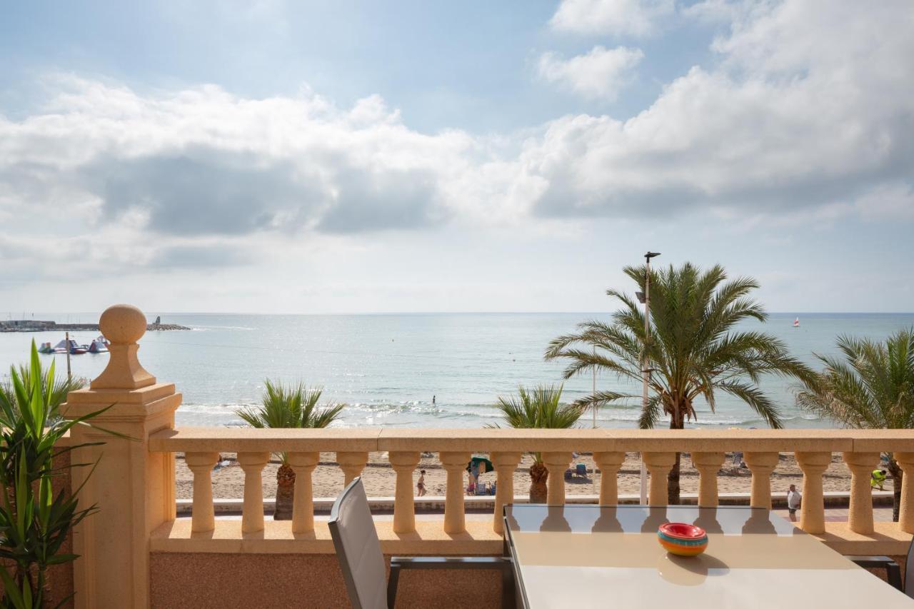 Apartamento Ático duplex de lujo frente al mar. 1a linea playa El Campello Exterior foto